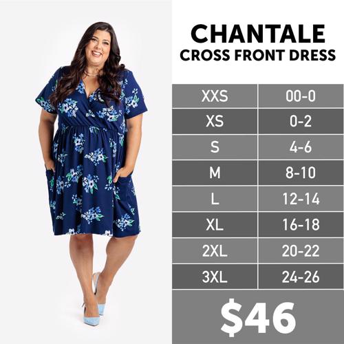 Chantale Size Chart
